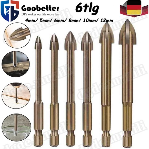 6tlg fliesenbohrer steinbohrer - 6tlg,