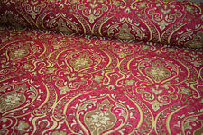 Möbelstoff Bezugsstoff Polsterstoff Meterware Stof Jacquard Ornament Barock Rank