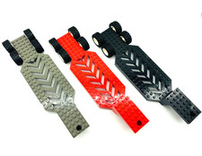 Lego® City 3x Tieflader Anhänger 30 Noppen 30620 rot schwarz grau 4609