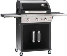 LANDMANN Triton PTS 3.0 Gasgrillwagen - Gas Grill BBQ 3 Brenner Seitentische