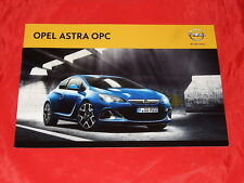OPEL Astra J OPC Prospekt Brochure Depliant Folleto von 2012