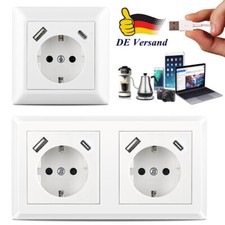 Typ C USB-Steckdose Schuko Wandsteckdose Unterputz für Gira System 55, Jung uvm