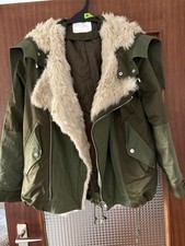 Zara Jacke Parka Fell S Pelz