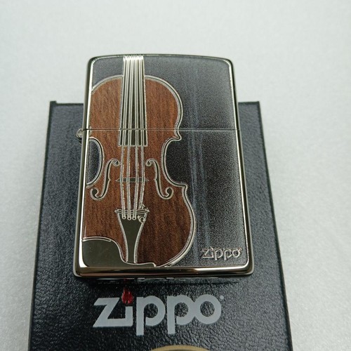 Zippo violine holz - zippo, inlay