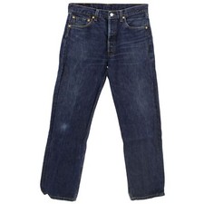 #7400 LEVIS Jeans Hose 501 alter Schnitt ohne Stretch darkblue blau 33/32