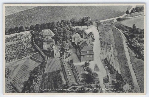 Ansichtskarte freyburg die - ansichtskarte,