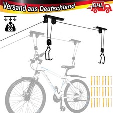 Fahrradlift mit Deckenhalterung bis 20 kg Bike-Lift E-Bike Deckenlift Fahrrad DE