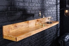 Wandregal MAKASSAR - AUSWAHL - natur - Mangoholz - Massivholz - handmade