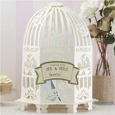 Briefbox 'Birdcage' Vogelkäfig creme Hochzeit Vintage Deko