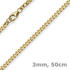 3mm curb chain necklace from