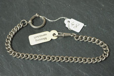 Alte silberne Taschenuhrkette