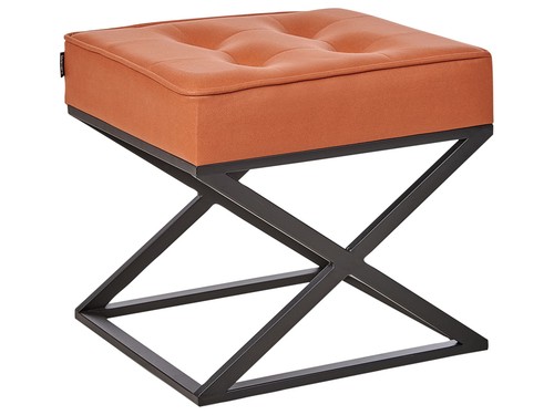Hocker kunstleder orange - hocker, /
