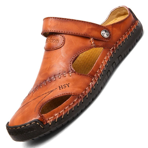 Bequem herren sandalen echtes - sandalen,