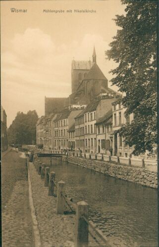 Ansichtskarte wismar - ansichtskarte,