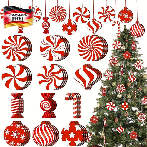 Weihnachtsschmuck holzset - weihnachtsschmuck,
