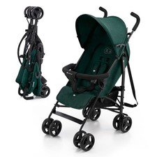 TIK Kinderwagen Liegebuggy Sportwagen Leicht - 65kg Drehbare Vorderräder Vers...