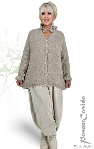 Lagenlook strick jacke - lagenlook, strick-jacke
