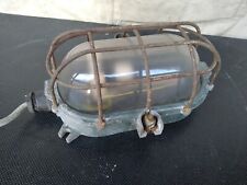 GLZ Bergbau Bunker Keller Gitterlampe Werkstatt Lampe Loft shabby alt Zwickau 