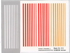 1:87 Decals "Weiß Rot Gelb