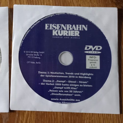Dvd eisenbahn kurier - dvd, (2010)