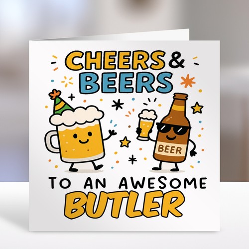 Grußkarte cheers beers - grußkarte,