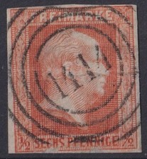 =Preussen Mi.Nr.1 gest. (1414 - Sorau) geprüft Wasels BPP - 70 M€=