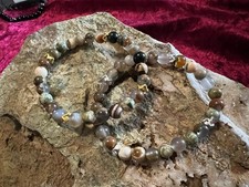 Pietersit Perlen Armband mit 6mm Perlen + hübschen Spacern – Heilstein