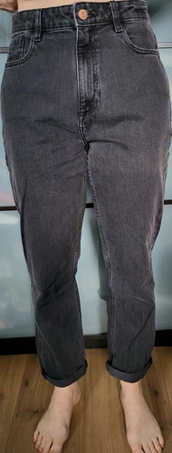 Zara mom jeans damen grau - jeans,