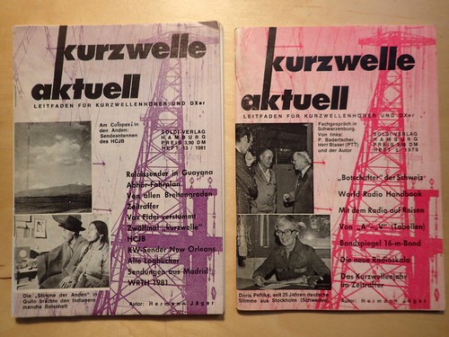 Kurzwelle aktuell 2 ausgaben - -,