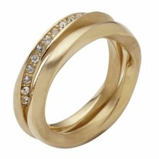 DKNY Damenring Edelstahl