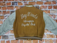 *CHEVIGNON VARSITY COLLEGE JACKE*BAY WINDS CRYSTAL ROCK*OCKER*GR: L*RARITÄT