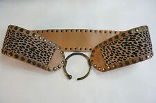 NANNI Breiter Damen Gürtel Hüftgürtel XXL Braun 