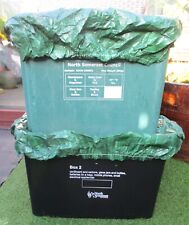 NEU RECYCLINGBOX REGENSCHUTZ STABIL STAPELBAR 3ER PACK VERSANDKOSTENFREI