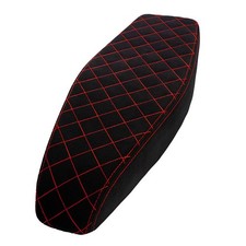 Premium Tuning Sitzbank rot flach für Simson S51 S50 S70 C schwarz strukturiert