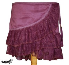 Wickelrock Spitzen Volant