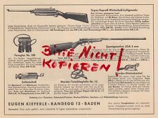 RANDEGG, Werbung 1956, Eugen Kieferle Gewehre Scheintod-Pistolen