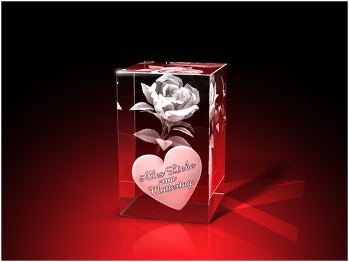 Glas gravur - 3d,