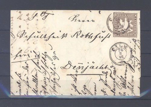 Württemberg brief michel - brief,
