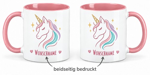Einhorn tasse mit - mit, namen