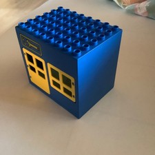 LEGO  Duplo  Haus aus 2657  Häuschen  Gas Station mit Fenster Klappen Türen gelb