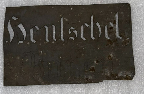 Schablone name hentschel aus - name,