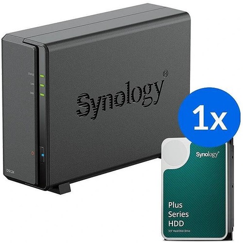 Synology ds124 bay nas - 1-bay,