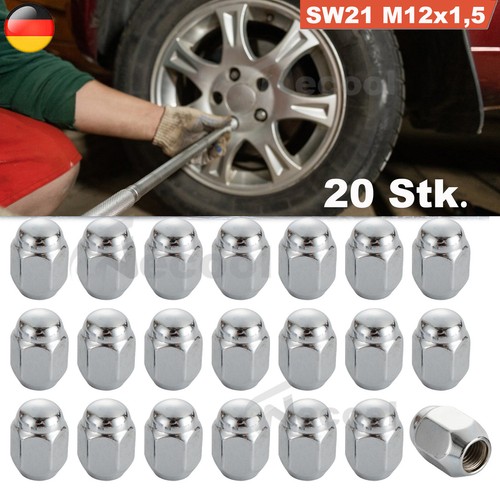 20x radmuttern kegelbund ges - 20x,