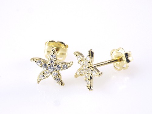 585 gelbgold seestern - ,