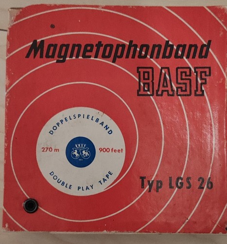 Basf magnetophonband typ lgs - basf,