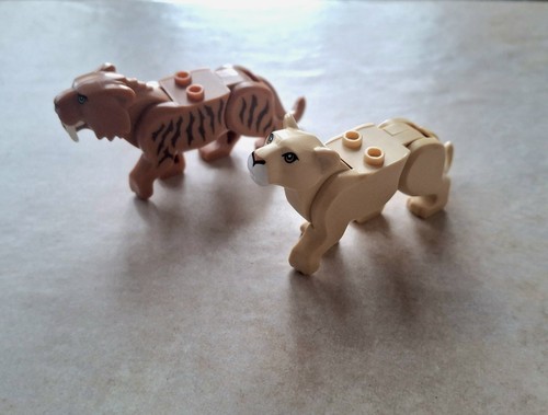 Lego säbelzahntiger - säbelzahntiger, +