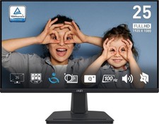 MSI PRO MP251 24.5" FHD 100Hz 1ms IPS Display Monitor HDMI VGA Lautsprecher VESA