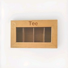 Tee-Aufbewahrungsbox aus Holz
