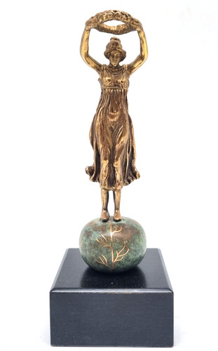 Moderne menschen bronze figur - moderne,