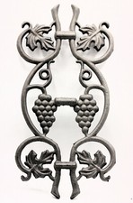 UHRIG  Ornament Weinrebe schmiedeeisen Eisenguss für Zaun Geländer Fenstergitter